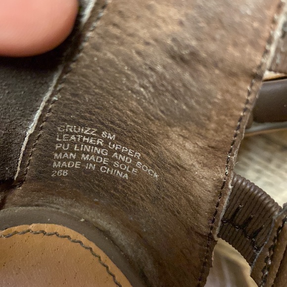 Steve Madden Cruizz Chocolate Strappy Heels Sandals 8 - Picture 9 of 12